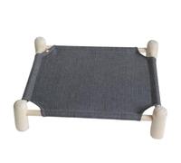 Lit pour animaux de compagnie Lit de camp for chien lit d'été en bois massif amovible for chien lit for animal de compagnie lit for chat quatre saisons lit de chevet universel for chat Lit facile à Ne