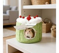 Lit pour Animaux De Petite Taille | Enrichissement Thermique avec Une Étiquette en Tissu,Lit d'hiver pour Chinchilla - pour Furet Animal De Compagnie Écureuil Chinchilla Petits Animaux Lapin