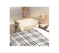 Lit pour Bébé avec Matelas Berceau Lit d'Enfant Taupe Tissu de Lin vidaXL