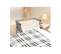 vidaXL Lit pour Bébé avec Matelas, Berceau Cododo avec Hauteur Réglable, Lit d'Enfant, Lit d'Appoint Chambre à Coucher, 10295