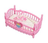 Lit pour bébé de maison de - Ensemble de meubles de maison de pour chambre d'enfant miniature | Accessoires de jeux de rôle Accessoires pour photos de famille - Jouet créatif simulation