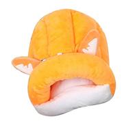 Lit pour câlins pour animaux - Grand pour hamsters, lit design ours doré | Fournitures d'hiver en coton chaud pétaures de sucre, jolie cachette confortable pour hamster ,