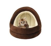 Lit pour Chat 50x50x45 cm Gris et Crème Panier Corbeille Couchage vidaXL