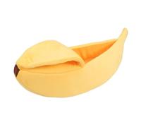 Lit pour Chat Banane, Drôle Doux Confortable Mignon Lit pour Chat, Lit pour Chat Amusant | Lit pour Chien Mignon | Nid pour Chien | Lit Cachette pour Chat pour Chiens Chats (XL)