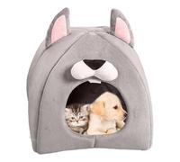 Lit pour chat couvert - Maison pour chat - Mignon fermé - Maison d'intérieur - Cachette confortable - Doux pour chaton - Pour petit chien - Maison d'intérieur