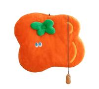 Lit pour chat | Couverture de sol pour animaux domestiques orange, niche lavable pour intérieur - pour appartement Casa Relax jour et nuit