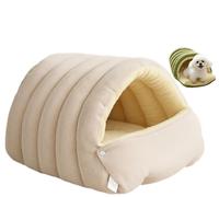 Lit pour Chat Cozy Monster, Niche pour Animaux de Compagnie pour Chats d'intérieur, lit Tente Doux et Chaud avec Coussin Amovible et Lavable pour Chat et Petit Chien
