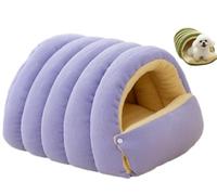 Lit pour Chat Cozy Monster, Niche pour Animaux de Compagnie pour Chats d'intérieur, lit Tente Doux et Chaud avec Coussin Amovible et Lavable pour Chat et Petit Chien