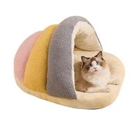 Lit pour chat d'intérieur - Lit en peluche lavable | Design moderne et confort optimal pour votre chat, plaisir facilement amovible des lits élégants et pratiques à la maison