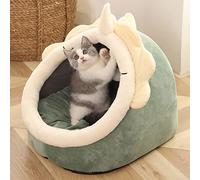 Lit pour Chat Doux Hiver Chaud Maison pour Chat Tente Doux Panier pour Chien Animaux de Compagnie Grotte de Couchage Lits pour Chaton Coussin Accessoires pour Animaux de Compagnie Lits de Grotte