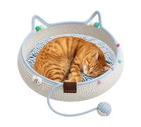 Lit pour Chat en Corbeille Nid pour Animal De Compagnie Interactif Griffoir