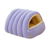 Lit pour Chat en Feutre - Abri Fermé Et Pliable pour Animaux De Compagnie, 57 X 37 X 28 Cm, Module De Couchage Chaud | Grotte Lavable pour Chat, pour Petit, Moyen Et Grand, Chiot, Intérieur, Ma