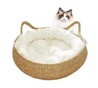 Lit pour chat - Fashion Home Plus - 2 en 1 - Coussin doux - Tissage résistant - Conception oreille de chat