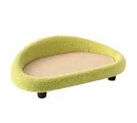 Lit pour Chat Grattant Lit en forme de nid en sisal de grande taille | Canapé Grattoir Chat pour utilisation dans la chambre, l'appartement, le dortoir, le patio, le balcon, le porche, le coin et