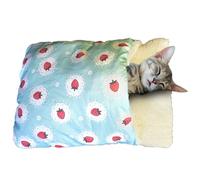 Lit pour Chat - Grotte Lavable en Forme de Pantoufle pour Un Repos, lit Couvert Semi-fermé avec intérieur en Peluche Douce, Endroit de Couchage Confortable pour Chats et Petits