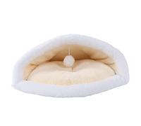 Lit pour Chat, Grotte pour Chat Mignon, Cachette pour Chats d'intérieur, Lavable, Couvert, Confortable, Doux et Chauffant, Couchette de Poche, Sac de Couchage pour Chat, Tente