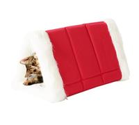 Lit pour chat lavable pliable en peluche amovible | Lit pour petit chien ou chat de petite et moyenne taille pour l'hiver, la maison, l'extérieur, la chambre à coucher