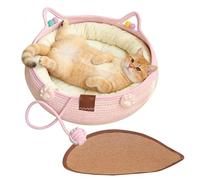 Lit pour Chat - Lit Drôle Lavable Antidérapant | Nid Douillet pour Chat d'Intérieur - pour Chatons et Chiots, Repos Paisible, pour Intérieur, Salon, Balcon