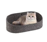Lit pour chat, lit en feutre pour animal domestique | Nid anti-mastication confortable et résistant aux rayures pour canapé, intérieur, voiture, chaise d'extérieur, fenêtre, voyage, hiver