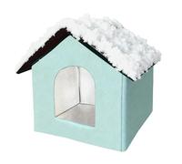 Lit pour chat | Maison chaude et imperméable pour animaux de compagnie | Pour l'extérieur, grotte pour chat résistante à l'hiver, pour chiots, chatons, animaux, accessoires pour animaux de compagnie