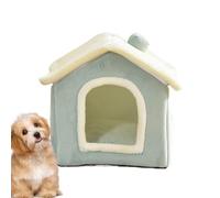 Lit pour chat | Maison en peluche pour chaton, 40 x 35 cm, lit couvert pour chaton, doux et imperméable pour se reposer, dormir