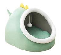 Lit pour Chat - Maison pour Chat en Mousse Amovible | Lit d'hiver Chaud en Mousse Amovible | Niche pour Sommeil Profond | Clapier pour Chien en Coton PP Doux | Cage spacieuse pour Chaton, Chiot