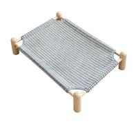 Lit pour Chat Meuble Anti-Morsure et Résistant à l'Humidité | Lit Surélevé d'Extérieur pour Jardin Balcon Salon Chambre Pour Chiot Petite Race Salon Balcon Jardin Cour Chambre