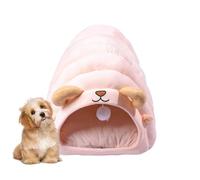 Lit pour chat pour chats d'intérieur, grotte pour chat | Lit de grotte pour animaux de compagnie en forme de mouton | Lit pour chat des cavernes, maison pour chat d'hiver, abri amovible pour lapins, c