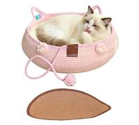Lit pour Chat pour Chats,Doux & Drôle avec Oreiller | Chien Petit Nid pour Chaton,pour Chatons Chiots Dormir Jouer Enrichissement Interaction Intérieur Maison Appartement Salon Balcon