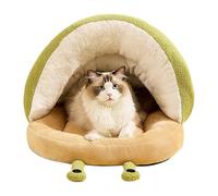 Lit pour chat pour intérieur, lit confortable pour chien avec pantoufle d'escargot | Jolie grotte douce pour animaux de compagnie, pour dormir en automne et en hiver pour chiens et chats de pic