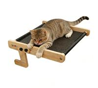 Lit pour chat sur fenêtre Meuble En Bois Pour Animaux Avec Hamac Intérieur