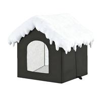 Lit pour chat, tente de couchage fermée étanche, pour l'extérieur, grotte pour chat résistante à l'hiver | Pour apaiser les chatons, pour les chiots pour dormir, pour les voyages aux animaux, en hiver
