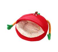 Lit pour chat - Velvet, 19.69x19.69in Cat Bed Nest Soft And Calming | Coussin chaud antidérapant pour animaux de compagnie, nid de sommeil en peluche pour chats, chiens, chambres, salles de vie