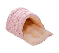 Lit pour chats - Cave de couchage type sac tente avec couverture thermique - Grotte pour animaux de compagnie pour chats d'intérieur pour apaiser les animaux pendant les voyages en plein air en hiver