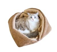 Lit pour chats | Couverture double face lavable, lit multifonctionnel pour chiots avec coussin chaud, pour chiots, chiots, chien, hiver, automne, toutes les saisons, maison appartement voyage