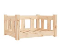 vidaXL Lit pour chien 55,5x45,5x28 cm bois de pin solide 833251