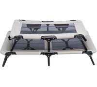 Lit pour chien 99 × 19 × 60 cm beige/noir