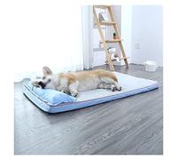 Lit pour Chien à Oreiller carré - Retraite d'été Confortable pour grands Chiens et Chats