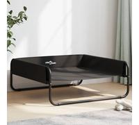 vidaXL Lit surélevé pour chien 172602 – anthracite, tissu Oxford et acier