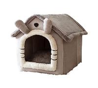 Lit pour Chien apaisant lit pour Animaux de Compagnie Doux Long en Peluche lit pour Chat Blanc Rond lit pour Chat Maison Ronde pour Chien lit pour Petits Chiens Chats nid Tapis