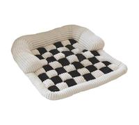 Lit pour chien apaisant, lit pour chien pour canapé | protection douce antidérapante pour canapé lit pour chien | protecteur pour canapé pour chat épaissi, lit pour chien apaisant et flou lavable