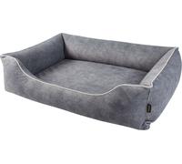 Panier pour chien, Mestizo, canapé, lit, Barcelona Standard TwinFoam, 80x60, acier/blanc, SBTF-STE-W-2 acier, blanc
