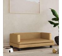 Lit pour Chien Canapé Panier pour Animaux de Compagnie Rose Velours vidaXL