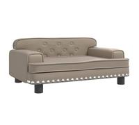 vidaXL Lit pour chien Cappuccino 70x45x30 cm Similicuir