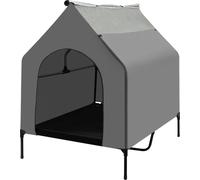 Lit pour chien, combinaison de tente à l'épreuve du soleil et de la pluie, matériaux durables, GRIS