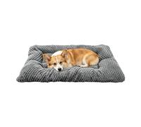 Lit pour Chien Coussin De Couchage Rectangulaire Doux avec Oreiller Et