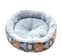 Lit pour Chien, Coussin de Tapis pour Animal de Compagnie et Coussin de Couchage pour Chat et Petit Chien Chiot, Panier pour Chien Matelas De Couchage Doux et Lavable,02,60cm