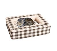 Lit pour Chien de Taille Moyenne - Coussin Doux et Lavable, Tapis de Couchage en Peluche, canapé Confortable pour Animal de Compagnie | Meubles de Salon orthopédiques, Accessoire de Repos APA