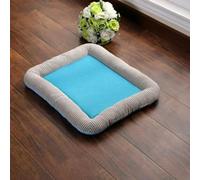 Lit pour Chien de Voiture Portable d'été S-XL Tapis Lavable pour Animaux de Compagnie Tapis de Voiture pour Chien Tapis de Cage pour Chien rafraîchissant Tapis pour Animaux de Compagnie Bon marché