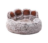 Lit pour Chien Donut en Forme d Anneau Coussin Confortable pour Petits Chiens Lit Moelleux D Rapant avec Bord Relev XL